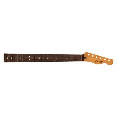 Fender Genuine Replacement Part Satin Roasted Maple Telecaster Neck 22 Jumbo Frets 12 Radius