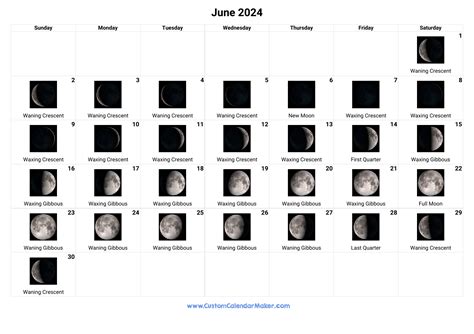 Moon Phases June 2024 New Moon Jess Romola