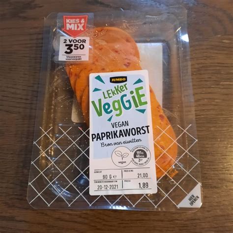 Jumbo Vegan Paprikaworst Review Abillion