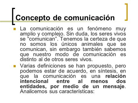 Concepto De Comunicación Ppt Descargar