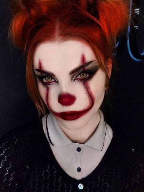 Clown Makeup Classic Pennywise Maquillage Halloween Clown Creepy