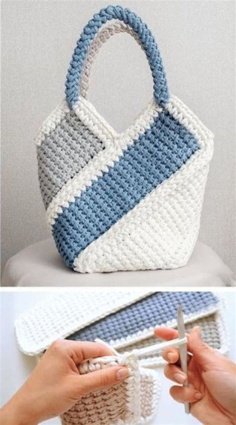 Pretty bag crochet tutorial beautiful skills crochet knitting quilting ...