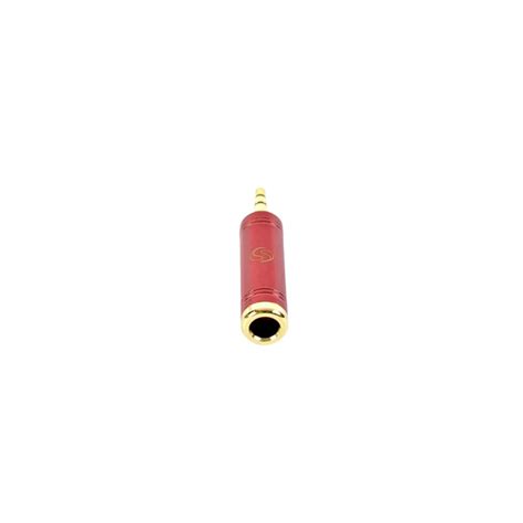 Plug Adaptador P2 P10 St Angelo Ouro Vermelho Ps 12815 9260 Plug