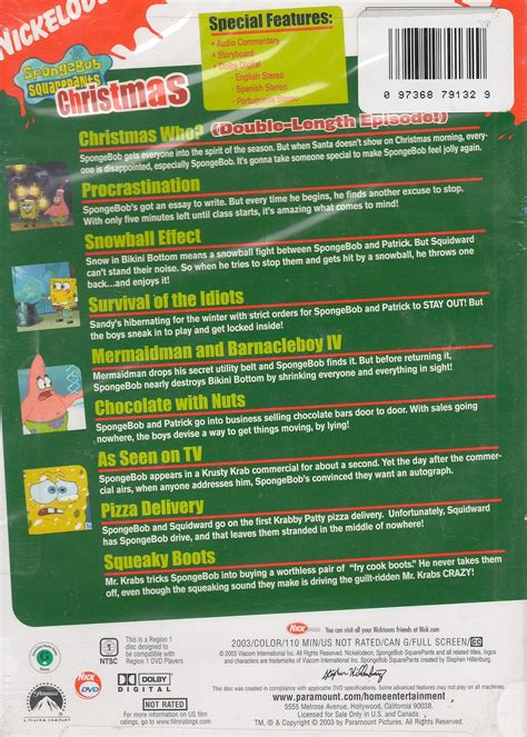 Spongebob Halloween Dvd Menu