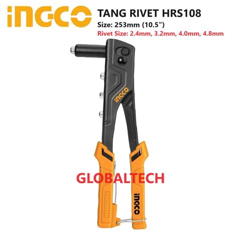 Jual Ingco Hrs Tang Rivet Tang Ripet Hand Riveter Inch Ingco