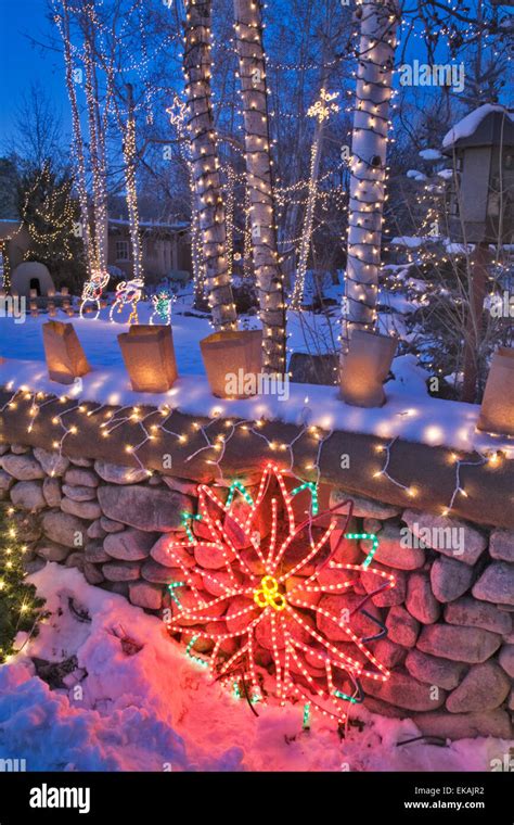 Santa fe christmas lights hi-res stock photography and images - Alamy