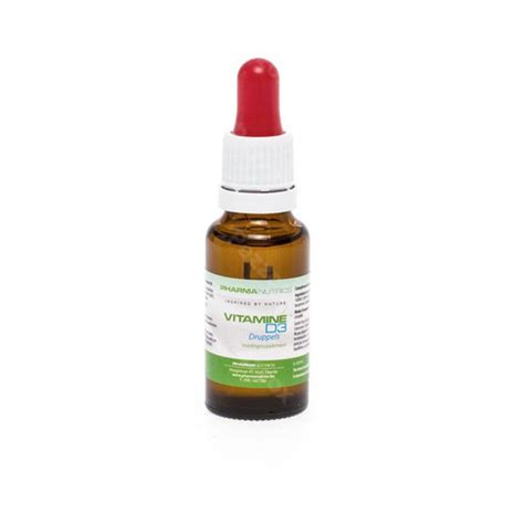 Vitamine D3 Druppels 20ml Pharmanutrics Kopen Pazzox