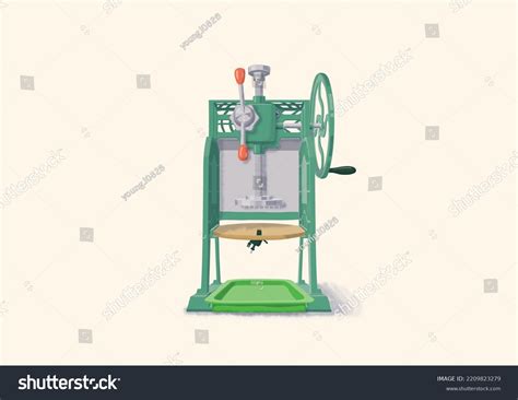 Nanyang Kopitiam Vintage Ice Shaver Machine 库存矢量图（免版税）2209823279