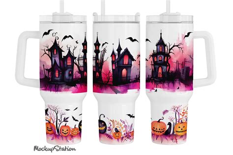 Halloween Oz Quencher Tumbler Wrap Graphic By Mockup Station