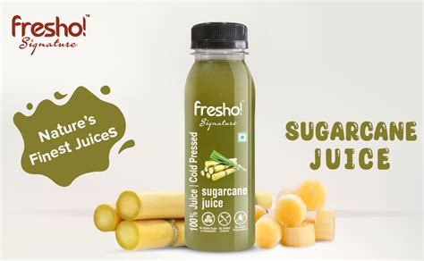 Buy Fresho Signature Sugarcane Juice 100 Cold Pressed Online At