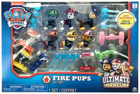 Paw Patrol Ultimate Rescue Fire Pups T Set Figure 6 Pack