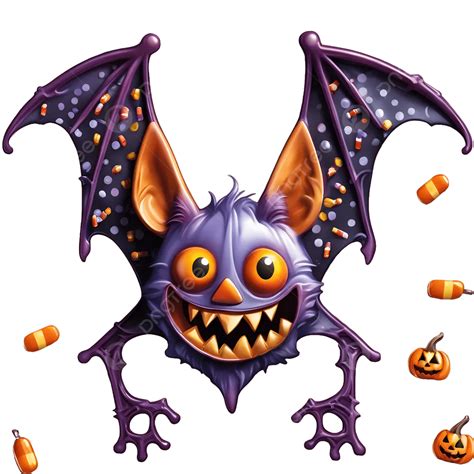 Gambar Hantu Monster Kelelawar Png Vektor Psd Dan Clipart Dengan