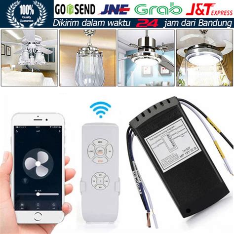 Jual Smart Universal Ceiling Fan Lamp Remote Controller Remot Kipas