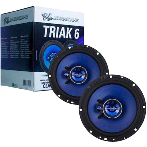 Alto Falante Hurricane Triaxial Triak Polegadas Watts