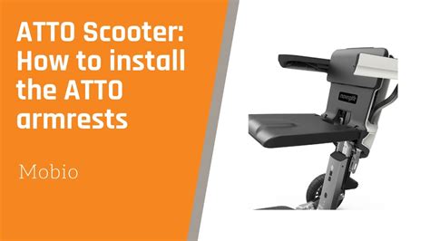 How To Install The Atto Scooter Armrests Youtube