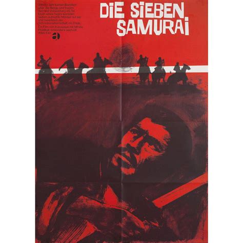 Seven Samurai R German A Film Poster For Sale At Stdibs Seven