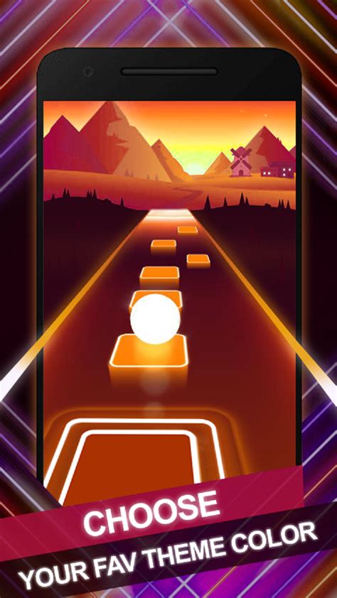 Ball Hop Neon Tiles Free Edm Music Rush Game Amazon De Appstore For