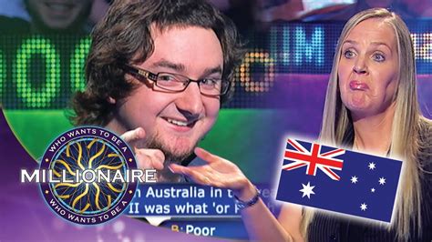 Wrong Answers On Millionaire Hot Seat Australia Who Wants To Be A