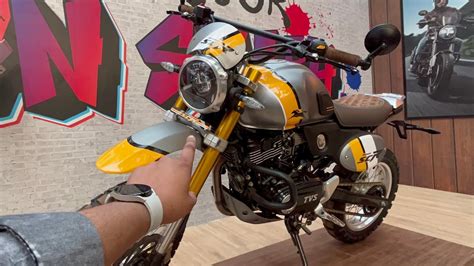 All New 2023 Tvs Ronin 225 Scrambler Extra Power Launch Price