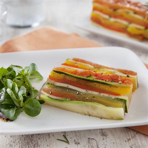 Recette terrine de légumes du soleil à la vichy célestins Marie Claire