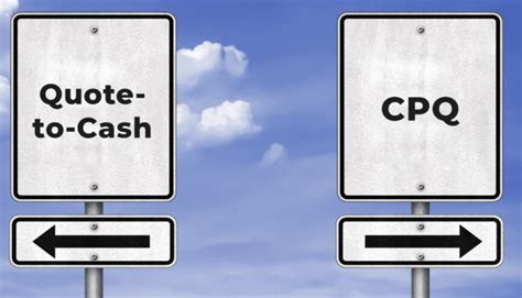 Quote To Cash Vs Cpq Comparison Chart Of Features And Benefits