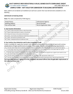 Fillable Online Duct System Design Verification And Form Fax Email