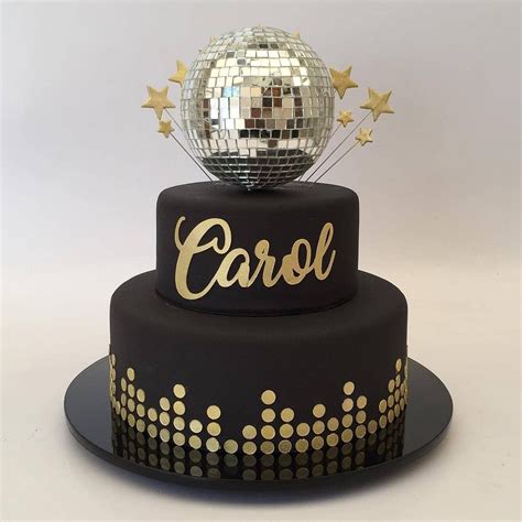 Disco Ball Birthday Cake