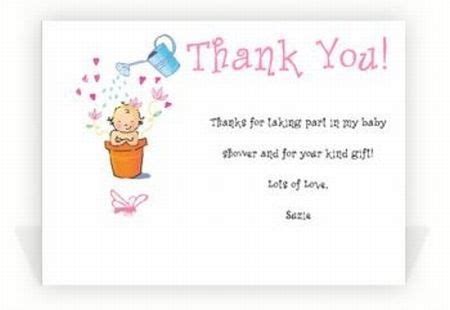 Baby Gift Thank You Card Wording : Thank you note for gifts after baby ...