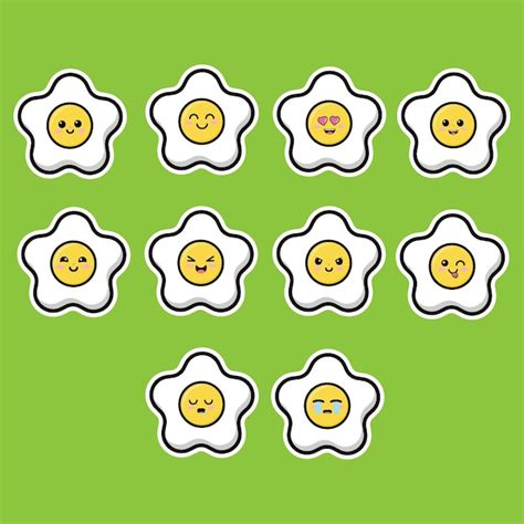 Premium Vector Egg Cute Vector Icon Design