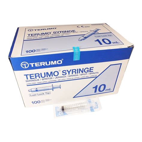 Buy Terumo Luer Lock Syringe 10cc 10ml 100pcs Sterile Online