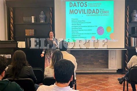 Organizan Datatón De Movilidad Con Perspectiva De Género