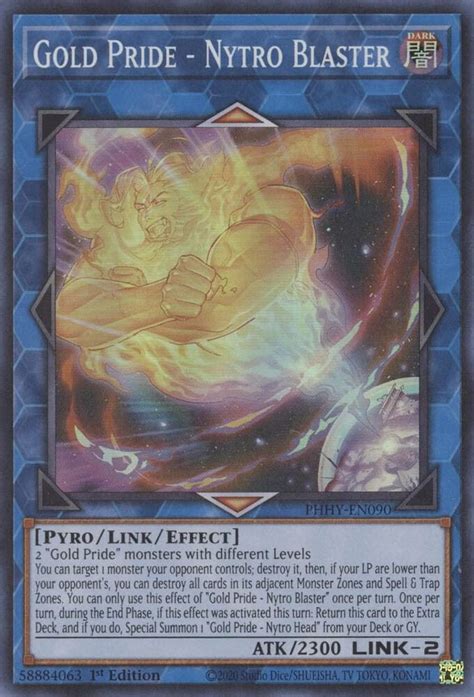 Gold Pride Nytro Blaster Photon Hypernova Yugioh