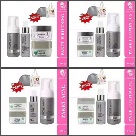 Jual Ms Glow Paket Wajah Original Whitening Acne Luminous Ultimate