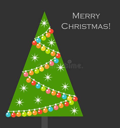 Christmas Tree Lights Stock Vector Illustration Of Design 62254403