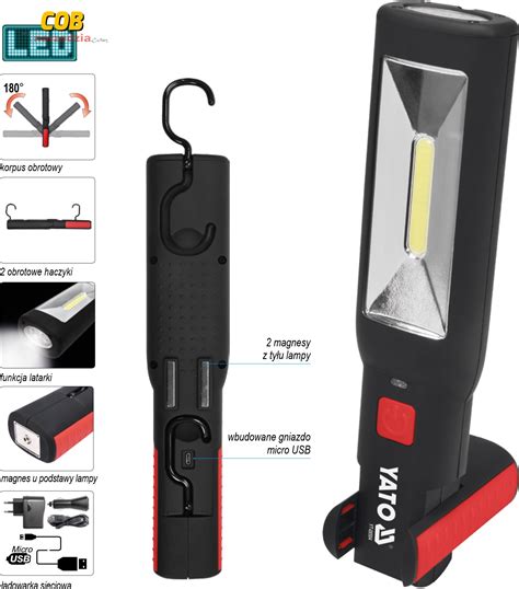 Lampa Warsztatowa 3W COB LED 250lm Sklep Mojenarzedzia Pl