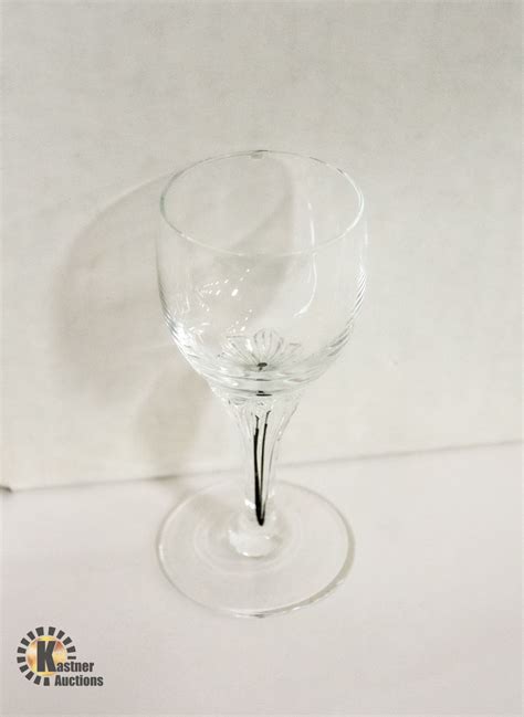 13 BELFOR PATTERN CRYSTAL PORT GLASSES