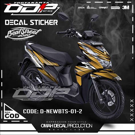 Jual DECAL BEAT FULL BODY DEKAL HONDA BEAT STREET FULLBODY MOTIF SIMPEL