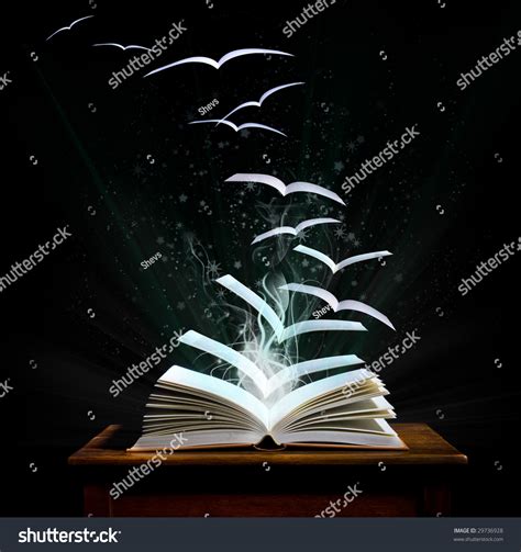 Magical World Reading Magic Book Pages Stock Photo 29736928 | Shutterstock