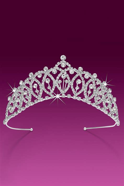 Tr766cs Crystal Crown Pageant Rhinestone Tiara