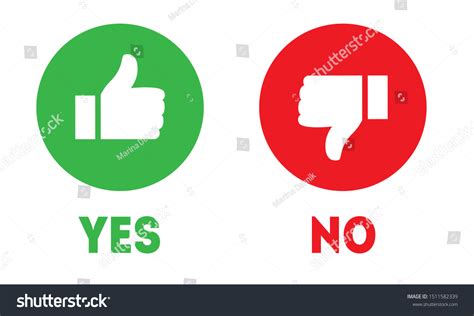 Like Dislike Icons Thumbs Thumbs Down Stock Vector Royalty Free