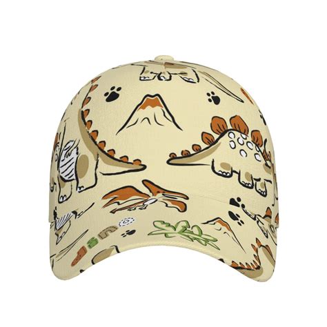 Lsque Cartoon Dinosaurs Baseball Cap Trucker Low Profile Hat Golf Dad