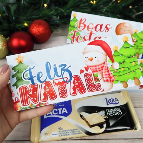 Caixas Para Barra De Chocolate Natal Elo Produtos Especiais