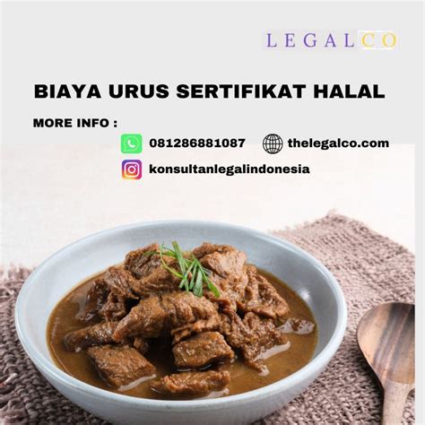 Biaya Urus Sertifikat Halal 2023 The Legal Co