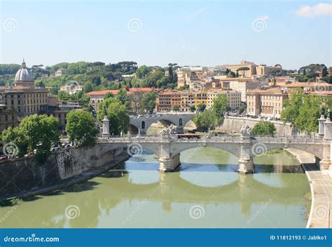 Tiber River in Rome. stock image. Image of river, tiber - 11812193