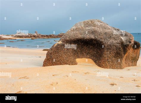 Amazing Rock Formations On The Cote Granit Rose In Brittany France