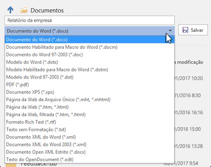 Salvar Um Arquivo Suporte Do Office