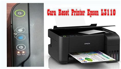 Cara Reset Printer Epson L3110 Blinking Dengan Software Resetter 100 Work