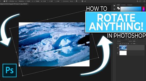 How To Rotate Images And Layers In Photoshop Youtube