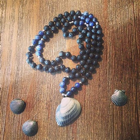 Scooby S Shells On Instagram Bead Hand Knotted Mala With Sodalite