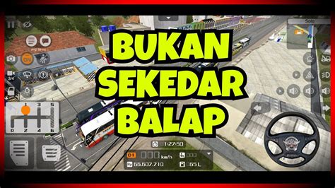 Balap Bussid Aspal Bebas Bus Simulator Indonesia Youtube